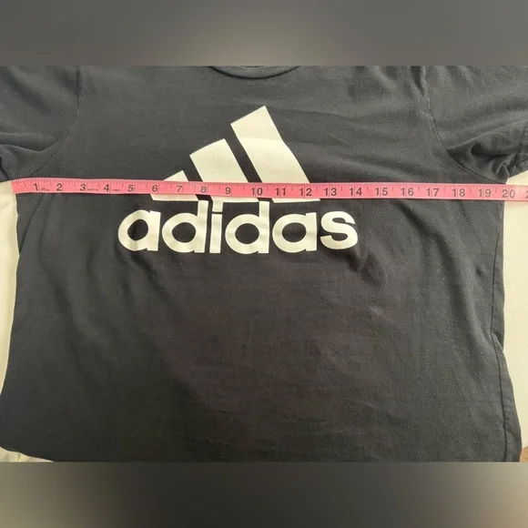 Adidas Women’s Amplifier Tee Black Logo Graphic T-Shirt Size L | Athletic Casual - Picture 5 of 7